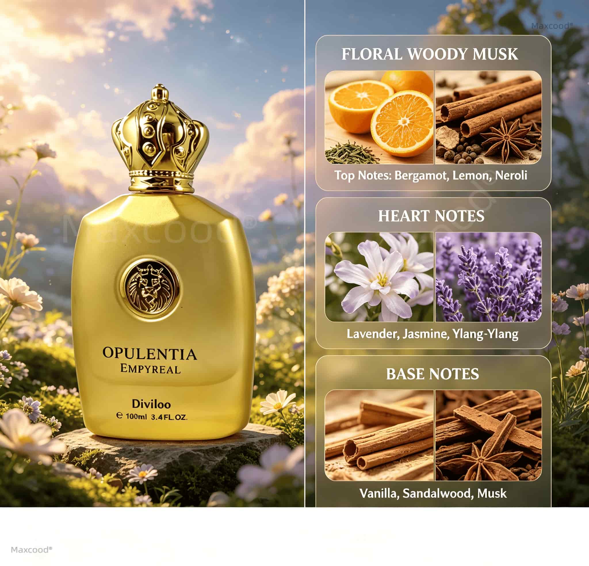 Note floreali, legnose e musch - Perfume Fragrance Long Lasting recensione e prezzo