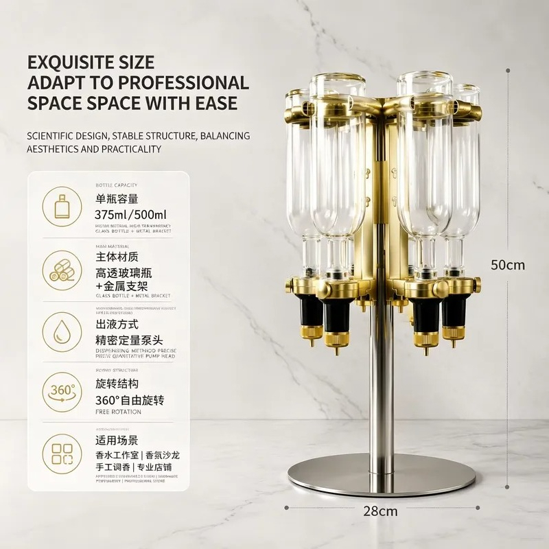 Nuovo Espositore Dorato per 6  - Perfume Fragrance Bar recensione e prezzo