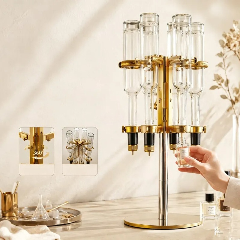 Nuovo Espositore Dorato per 6  - Perfume Fragrance Bar recensione e prezzo